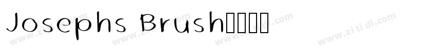 Josephs Brush字体转换